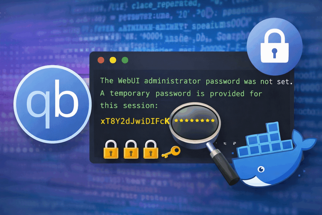 Reset qBittorrent WebUI Password in Docker