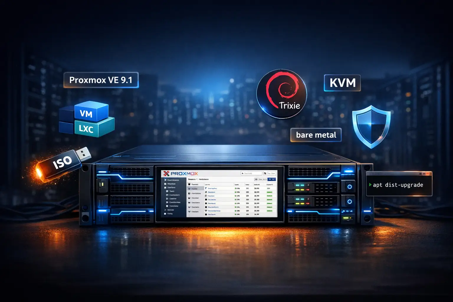 Install Proxmox VE 9.1