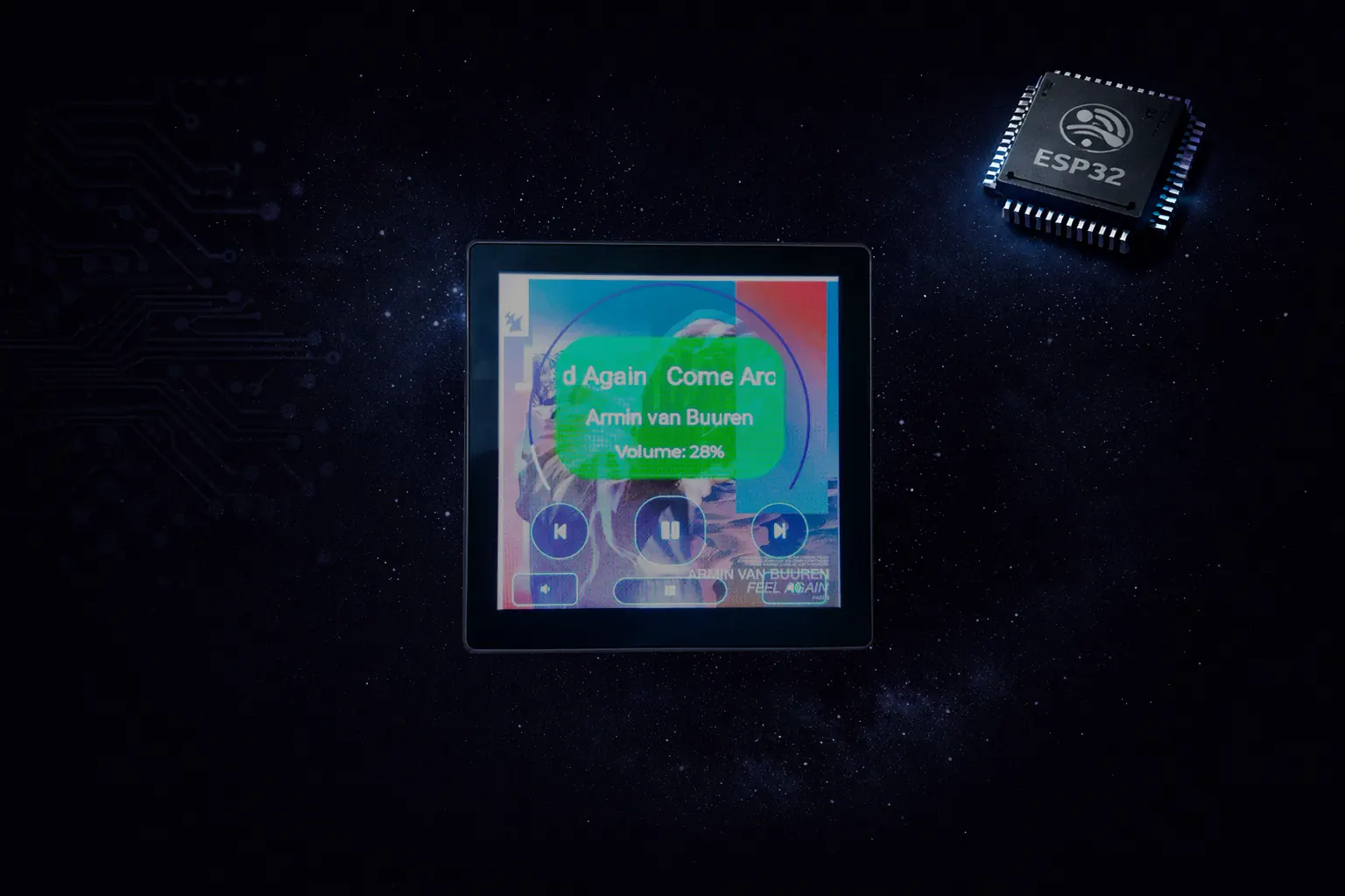 ESP32-4848S040 Media Controller with ESPHome and LVGL